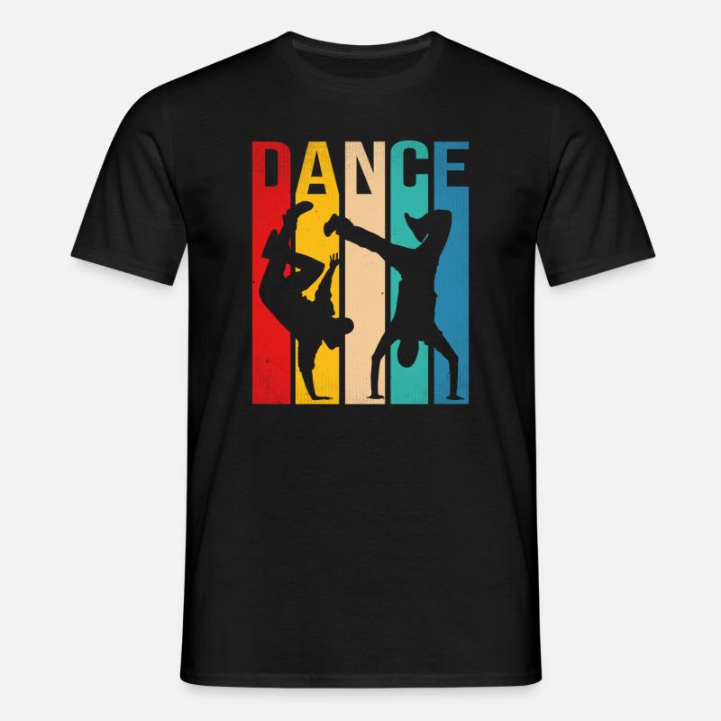 Breakdancing - Männer T-Shirt - Schwarz