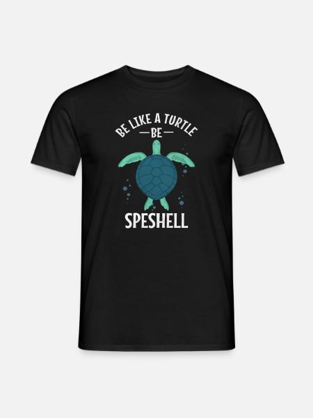 Sea turtle turtle - Men's T-Shirt - black