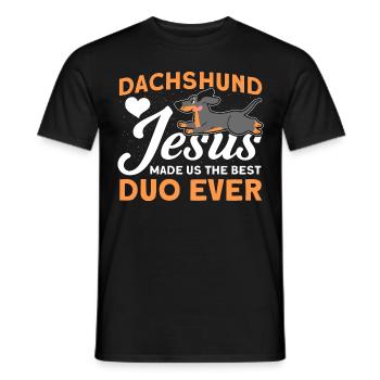Dackel Dackel Dackel Mama Dackel Haustier - Männer T-Shirt - Schwarz - Vorne - AI Model Male 178 light (178cm)