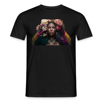 Voodoo Woman Geschenk - Männer T-Shirt - Schwarz - Vorne - AI Model Male 178 light (178cm)