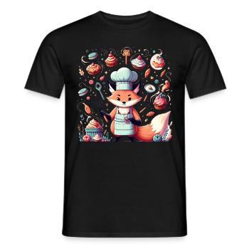 Life Is Too Short For Bad Bread - Männer T-Shirt - Schwarz - Vorne - AI Model Male 178 light (178cm)