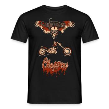 chopper bis - T-shirt homme - noir - Devant - AI Model Male 178 light (178cm)