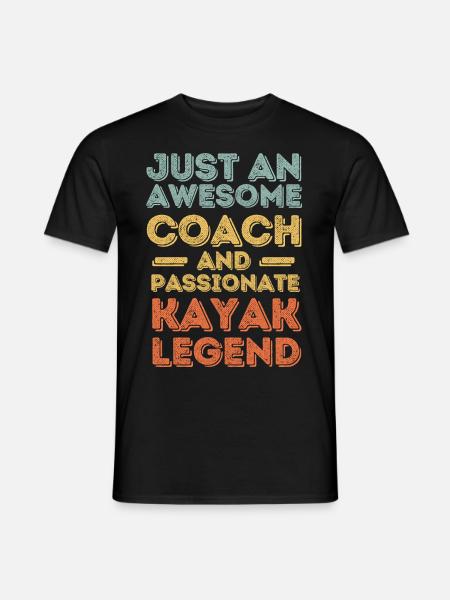 Trainer Kayak retro - Men's T-Shirt - black