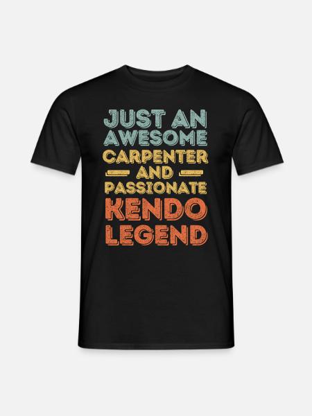 Carpenter Kendo retro - Men's T-Shirt - black