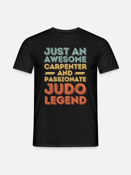 Zimmermann Judo retro - Men's T-Shirt - black