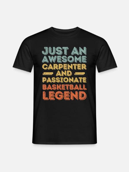 Zimmermann Basketball retro - Men's T-Shirt - black