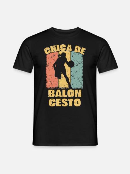 Women Basketball retro - Men's T-Shirt - black