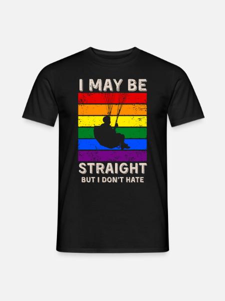 Paragliding LGBT Rights - Men's T-Shirt - black
