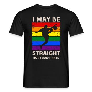 Soccer LGBT Rights - Men's T-Shirt - black - Front - AI Model Male 178 light (178cm)