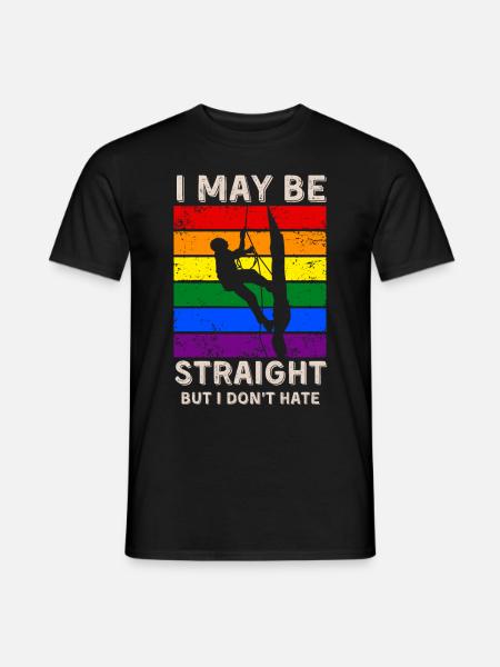 Climbing LGBT Rights - Men's T-Shirt - black