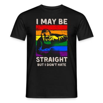 Welding LGBT Rights - Men's T-Shirt - black - Front - AI Model Male 178 light (178cm)