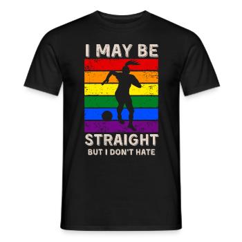 Droits LGBT du football - T-shirt homme - noir - Devant - AI Model Male 178 light (178cm)
