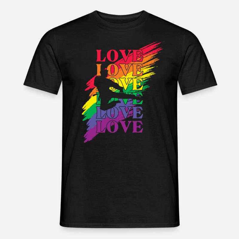 Taekwondo LGBT Pride - Männer T-Shirt - Schwarz