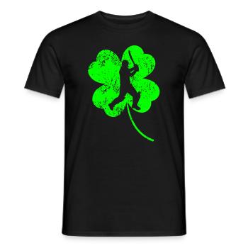 Trèfle de la Saint-Patrick de cricket - T-shirt homme - noir - Devant - AI Model Male 178 light (178cm)