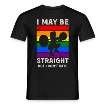 Haltérophilie Droits LGBT - T-shirt homme - noir - Devant - AI Model Male 178 light (178cm)