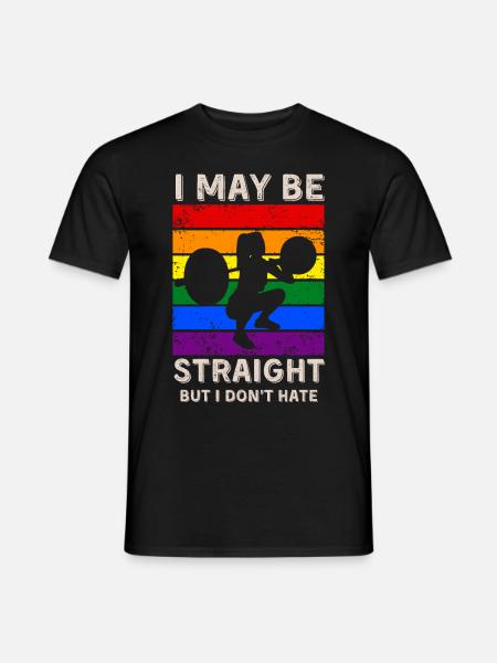 Weightlifting LGBT Rights - Men's T-Shirt - black