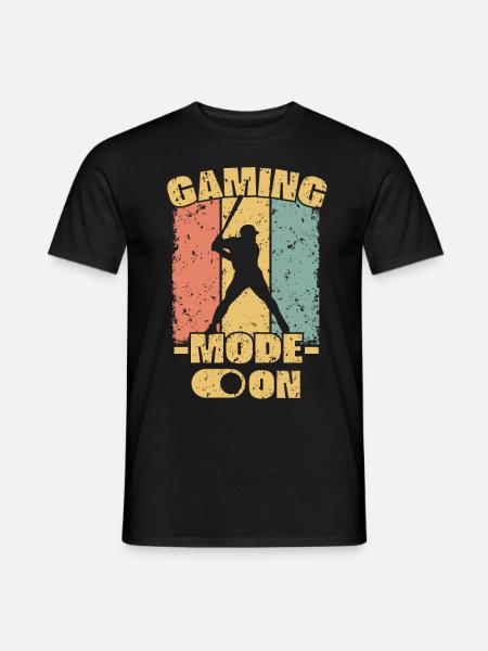 Baseball retro - Men's T-Shirt - black
