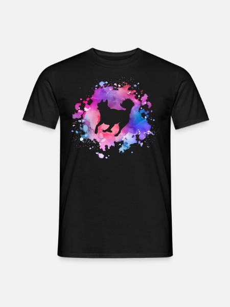 Husky dog lover - Men's T-Shirt - black