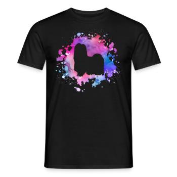 Shih-tzu Hundeliebhaber - Männer T-Shirt - Schwarz - Vorne - AI Model Male 178 light (178cm)