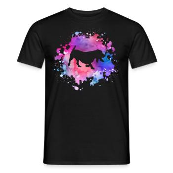 Basset-Hound-Hundeliebhaber - Männer T-Shirt - Schwarz - Vorne - AI Model Male 178 light (178cm)
