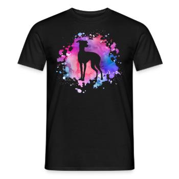 Windhundhundeliebhaber - Männer T-Shirt - Schwarz - Vorne - AI Model Male 178 light (178cm)
