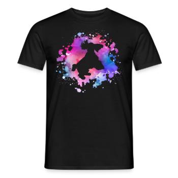 Cocker-Spaniel-Hundeliebhaber - Männer T-Shirt - Schwarz - Vorne - AI Model Male 178 light (178cm)