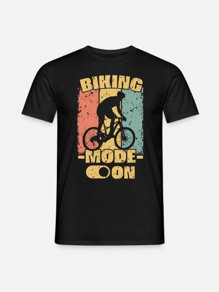 Biking retro - Men's T-Shirt - black