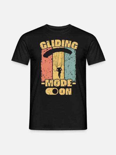 Parachute rétro - T-shirt homme - noir