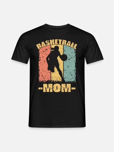 Basketball Mom - Men's T-Shirt - black