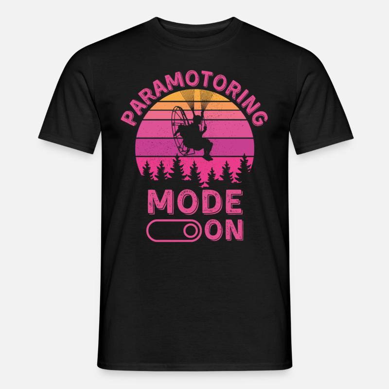Motorschirm-Modus eingeschaltet - Männer T-Shirt - Schwarz