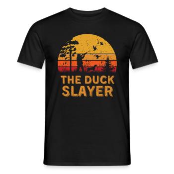 Entenjagd - Männer T-Shirt - Schwarz - Vorne - AI Model Male 178 light (178cm)