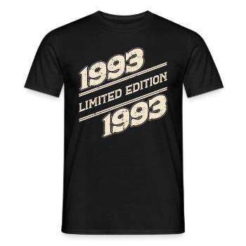 BC 1993 Édition limitée - T-shirt homme - noir - Devant - AI Model Male 178 light (178cm)
