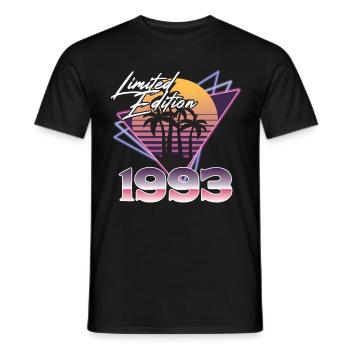 SW 1993 triangles édition limitée - T-shirt homme - noir - Devant - AI Model Male 178 light (178cm)