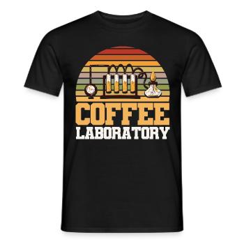 Laboratoire du café - T-shirt homme - noir - Devant - AI Model Male 178 light (178cm)
