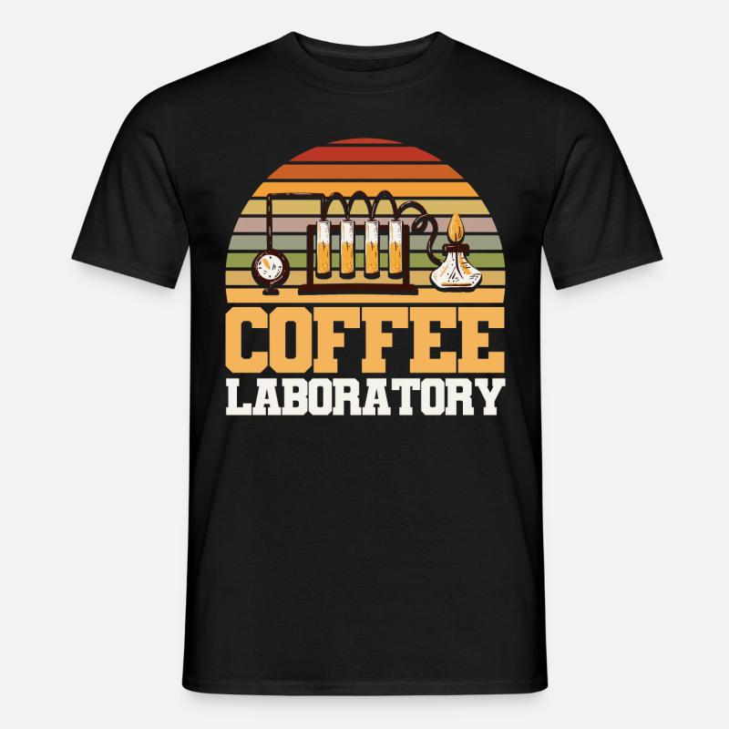 Coffee Laboratory - Men's T-Shirt - black
