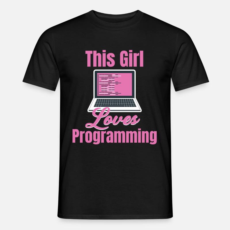Dieses Mädchen Liebt Es, - Männer T-Shirt - Schwarz