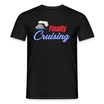 Endlich Kreuzfahrt Kreuzfahrtschiff Liebhaber - Männer T-Shirt - Schwarz - Vorne - AI Model Male 178 light (178cm)
