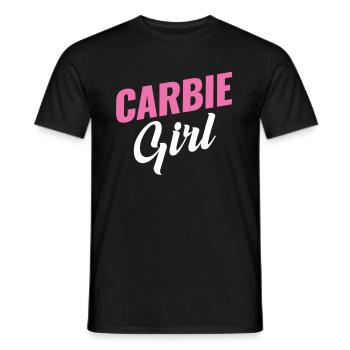 Carbie Girl Carbs Lover Breakfast - Men's T-Shirt - black - Front - AI Model Male 178 light (178cm)