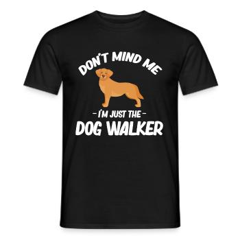 Kümmere Dich Nicht Um Mich, Ich Bin Nur Der - Männer T-Shirt - Schwarz - Vorne - AI Model Male 178 light (178cm)