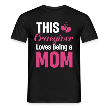 Diese Pflegekraft Liebt Es, Eine Mutter Zu Sein - Männer T-Shirt - Schwarz - Vorne - AI Model Male 178 light (178cm)