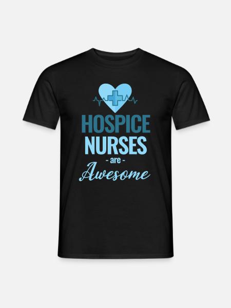Hospice nurses are great - Men's T-Shirt - black