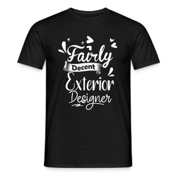 Plutôt décent - T-shirt homme - noir - Devant - AI Model Male 178 light (178cm)