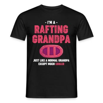 Never underestimate an old man who - Men's T-Shirt - black - Front - AI Model Male 178 light (178cm)