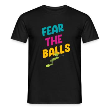 Peur Des Couilles Drôle - T-shirt homme - noir - Devant - AI Model Male 178 light (178cm)