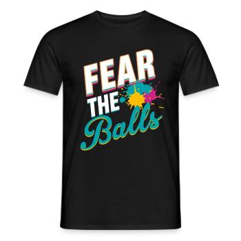 Peur Des Couilles Drôle - T-shirt homme - noir - Devant - AI Model Male 178 light (178cm)