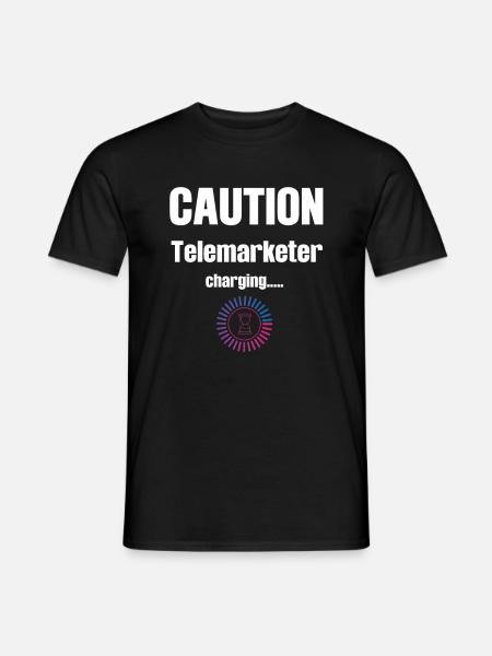 Attention teleseller fees - Men's T-Shirt - black