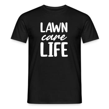 Entretien de la pelouse Life Entretien de pelouse drôle - T-shirt homme - noir - Devant - AI Model Male 178 light (178cm)