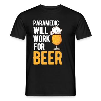 Rettungssanitäter Wird Für Beer Boyfriend Medical - Männer T-Shirt - Schwarz - Vorne - AI Model Male 178 light (178cm)