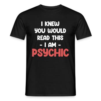 Ich Wusste, Dass Du Diese "ich Bin"-himmelskarte - Männer T-Shirt - Schwarz - Vorne - AI Model Male 178 light (178cm)