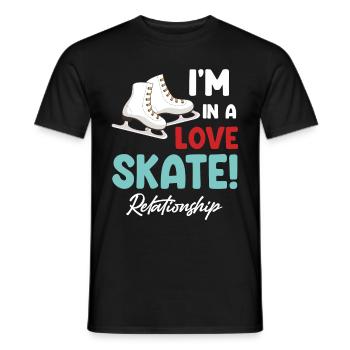 I'm In A Love Relationship - Men's T-Shirt - black - Front - AI Model Male 178 light (178cm)